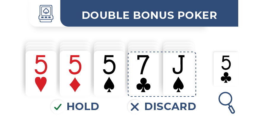 Video Poker Strategy double bonus poker strategy