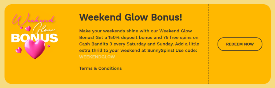 sunnyspins_casino_weekend_bonus