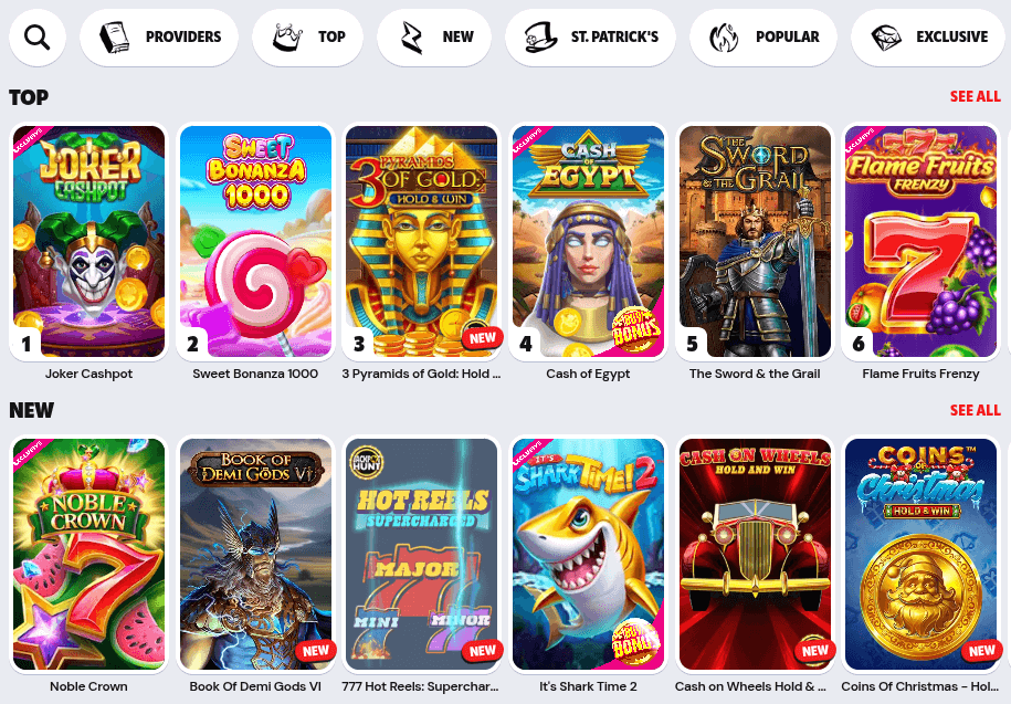 supabet casino games