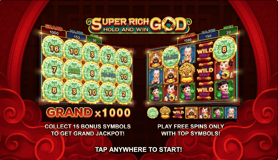 super rich god features
