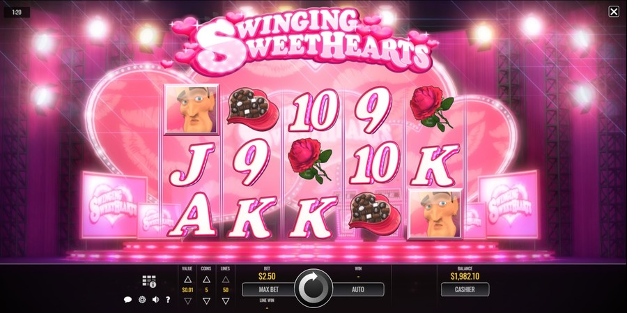 Swinging Sweethearts Slot Reels