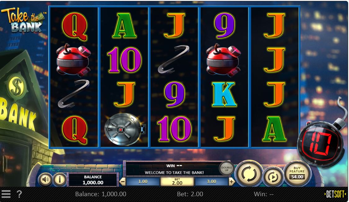 Take The Bank Slot Game