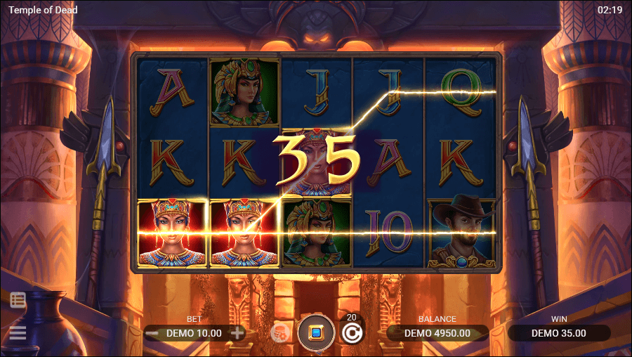 Temple of Dead Online Slot Game Features