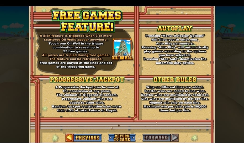 Texas Tycoon Slot Feature