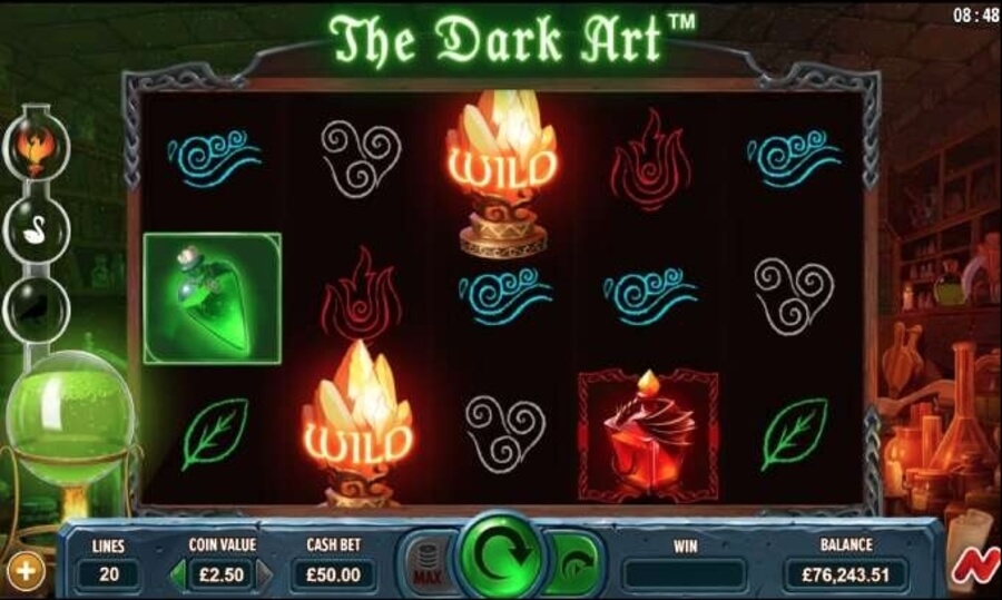 The Dark Art Online Slot Game Bonus