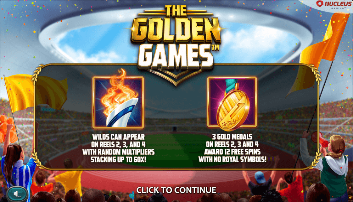 The Golden Games Online Slot Game Reels