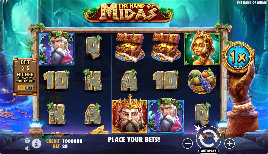 the hand of midas reels