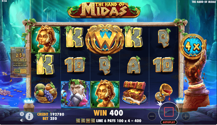 the hand of midas win