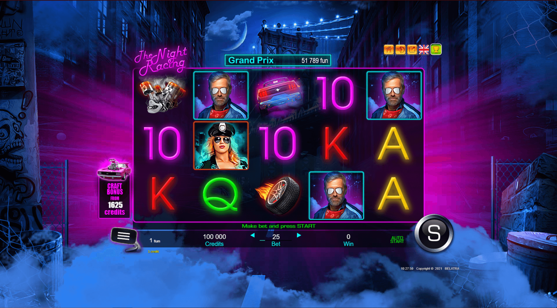 the night racing reels