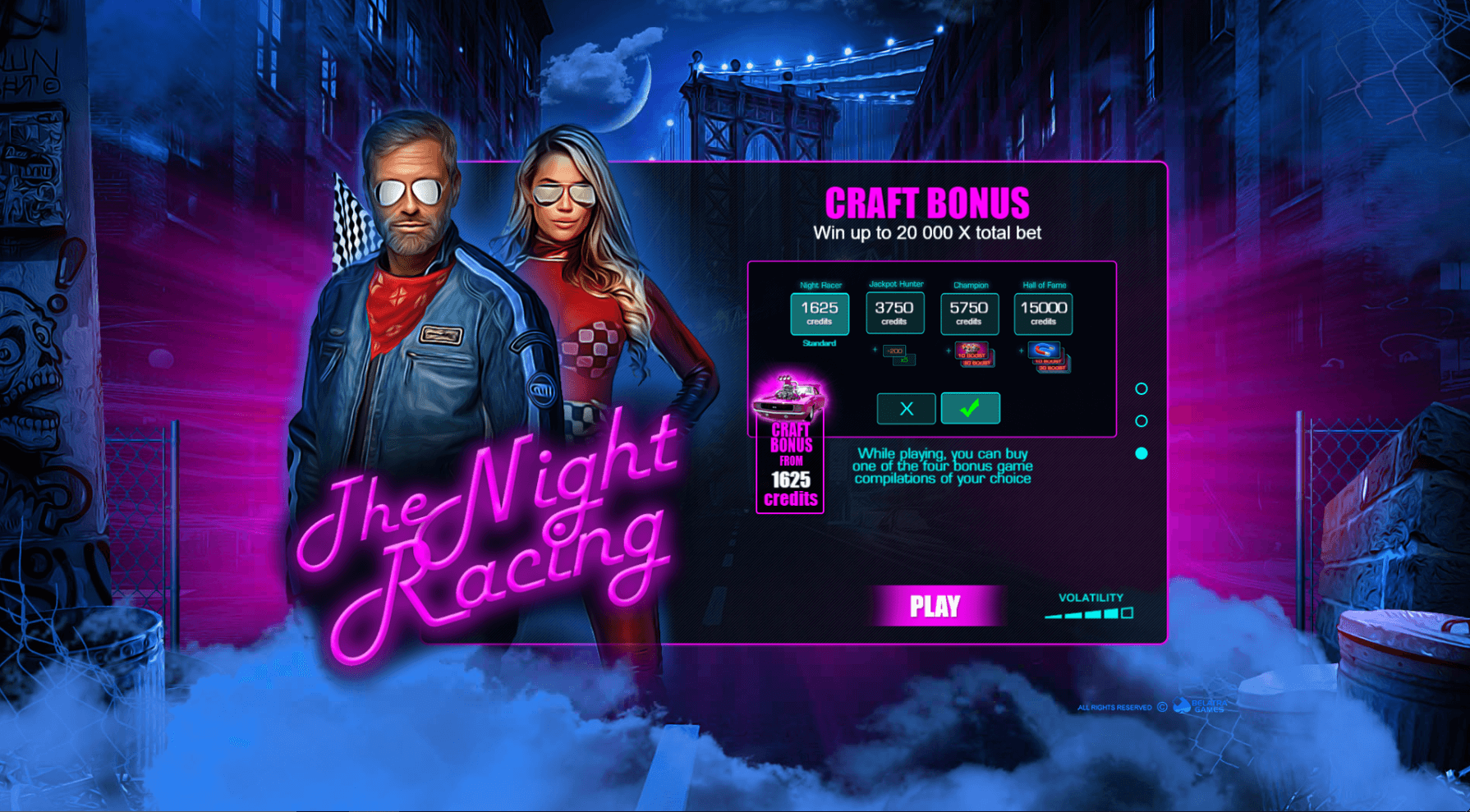 the night racing volatility