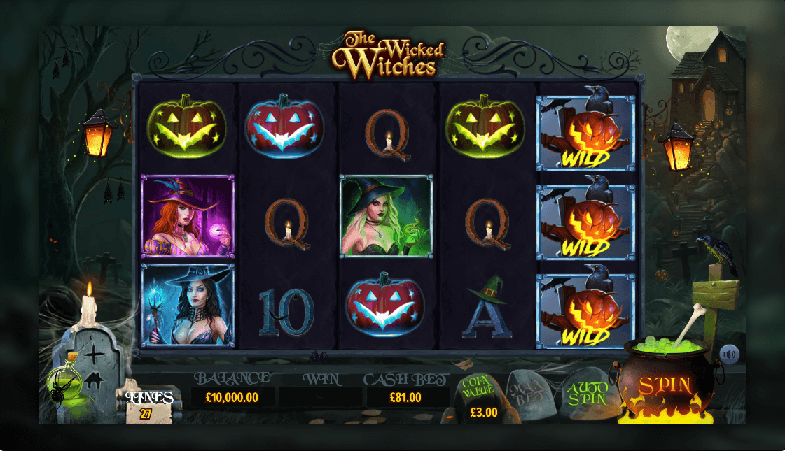 The Wicked Witches Online Slot Game Features