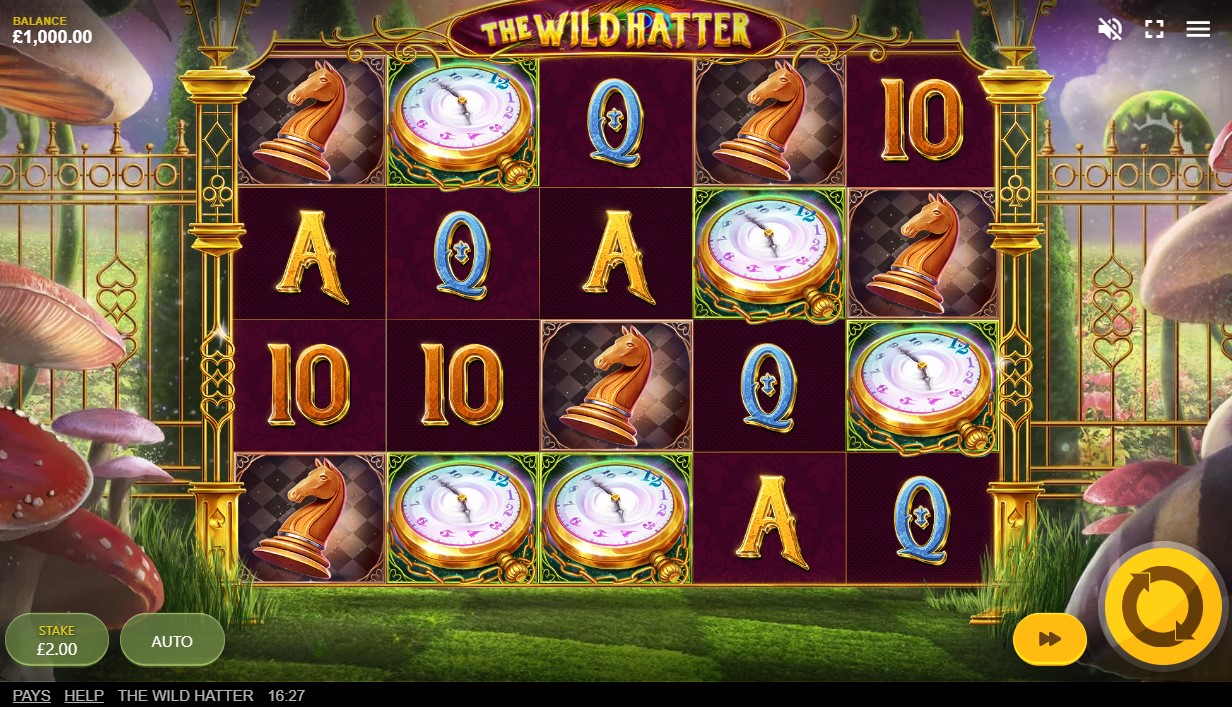 The Wild Hatter Slot Reels