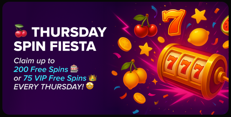 Thursday Spin Fiesta Wolfio Casino