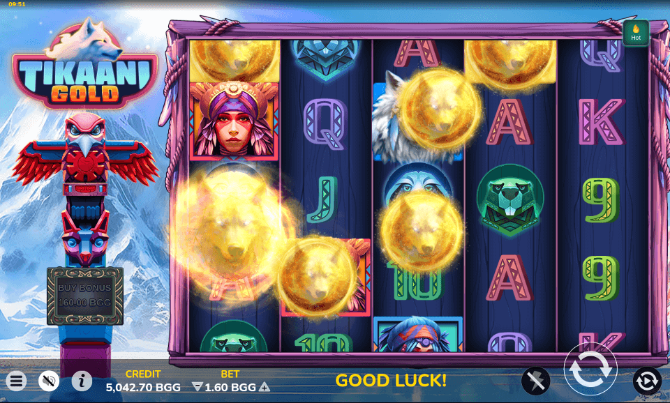 tikaani gold wild feature