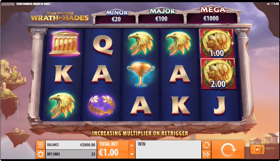 Titan Thunder Wrath of Hades reels