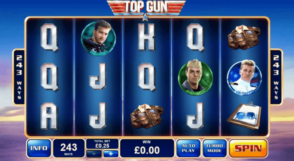 Top Gun von Playtech Slot
