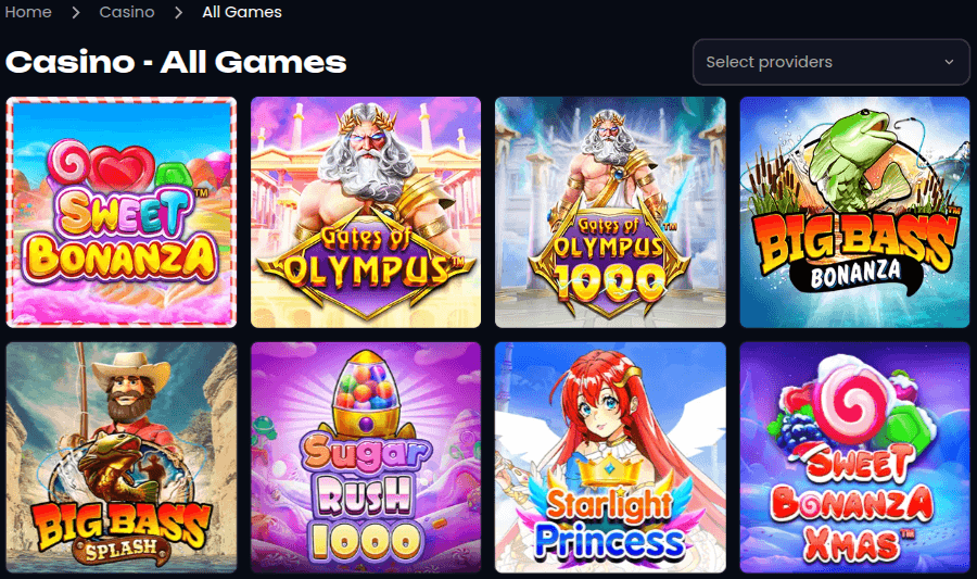 Totbet Lobby Screenshot