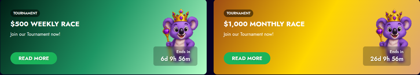 Tournaments EZZ Casino