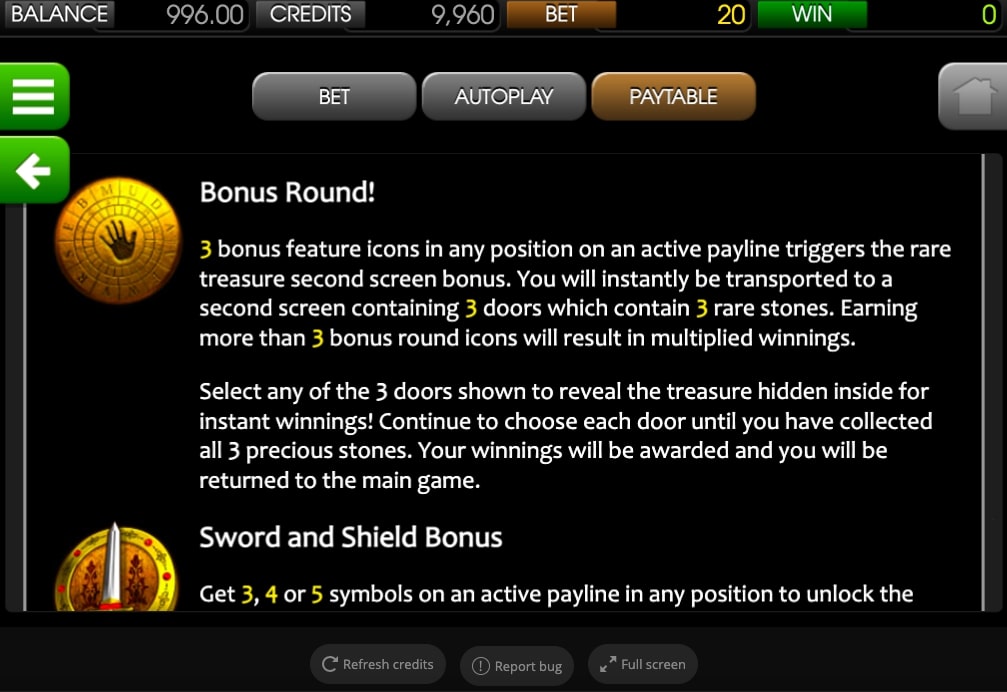 Treasure Room Slot Game Bonus Rounds