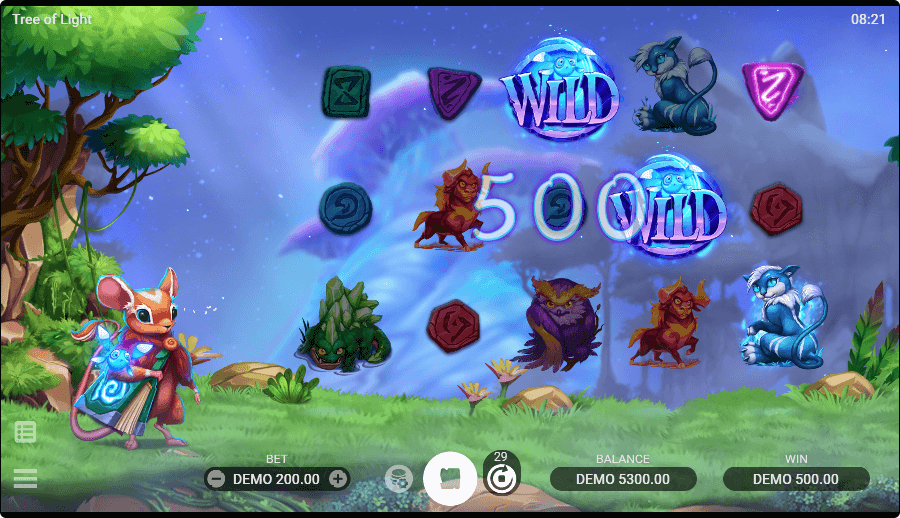Tree of Light Online Slot Game Features