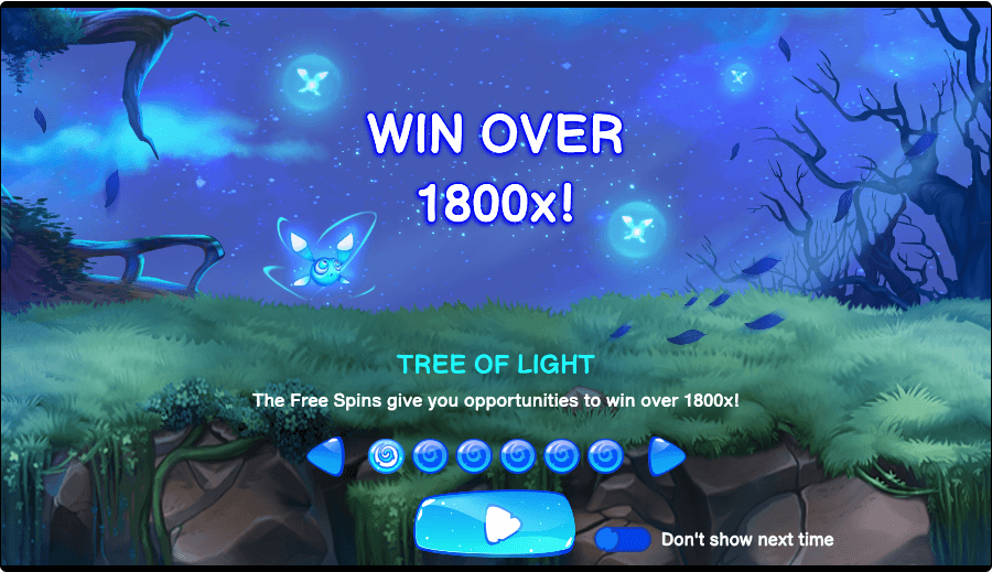 Tree of Light Online Slot Game Reels