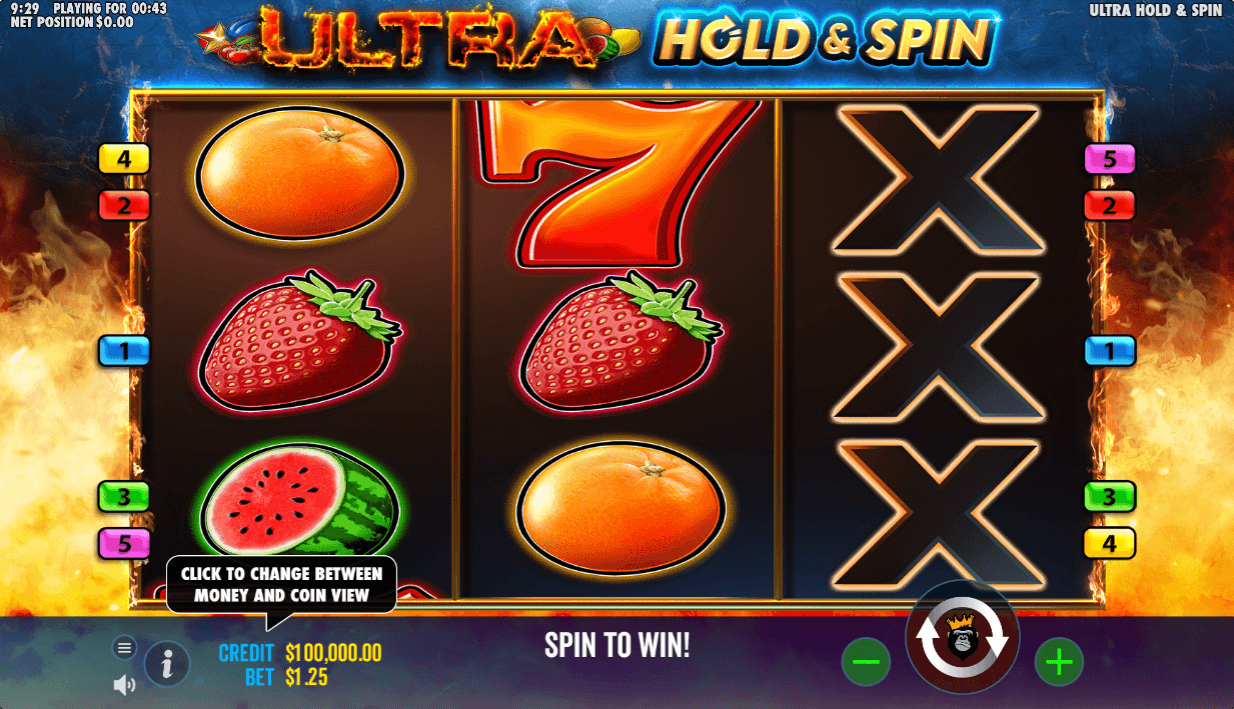 Ultra Hold and Spin Online Slot Game Features