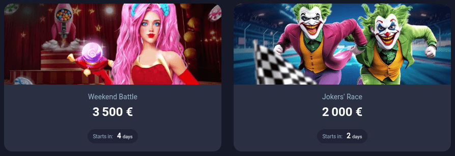 vox casino tournaments