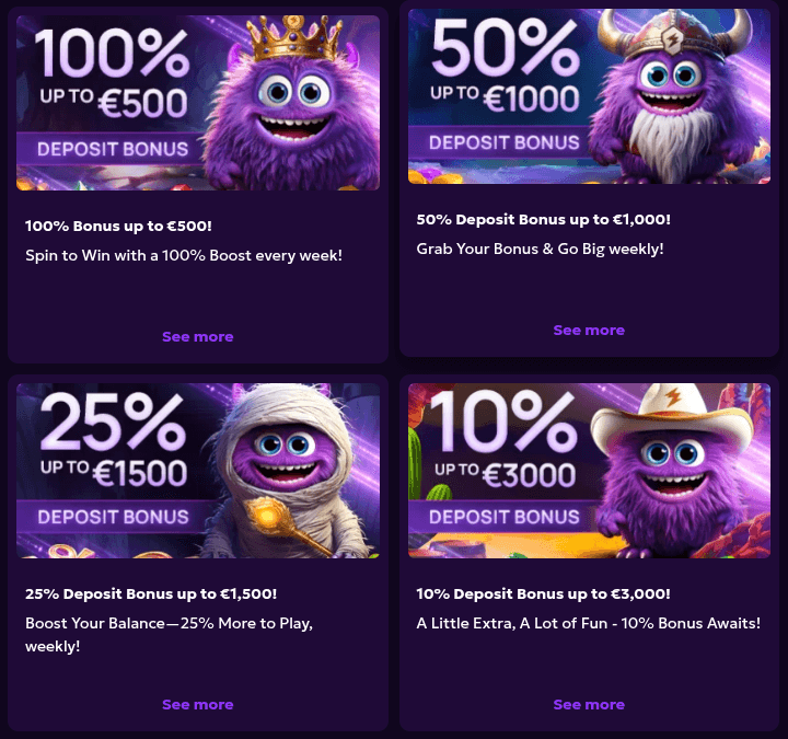 weezybet casino weekly promotions