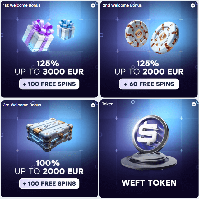 Weiss Casino Welcome Pack