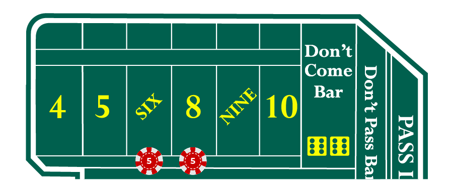 craps place 6 and 8