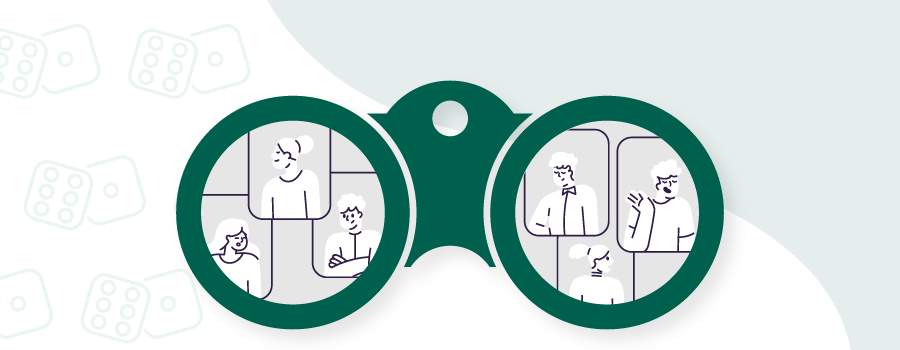 observe other players in craps