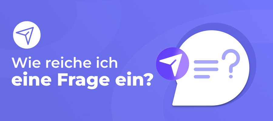Wie stellt man eine frage ein DE