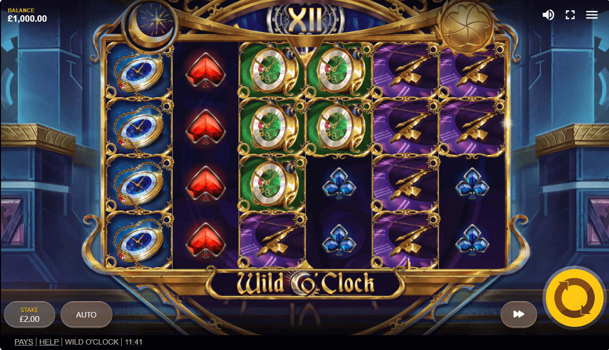Wild OÃ¢Â€Â™Clock Online Slot Game Features
