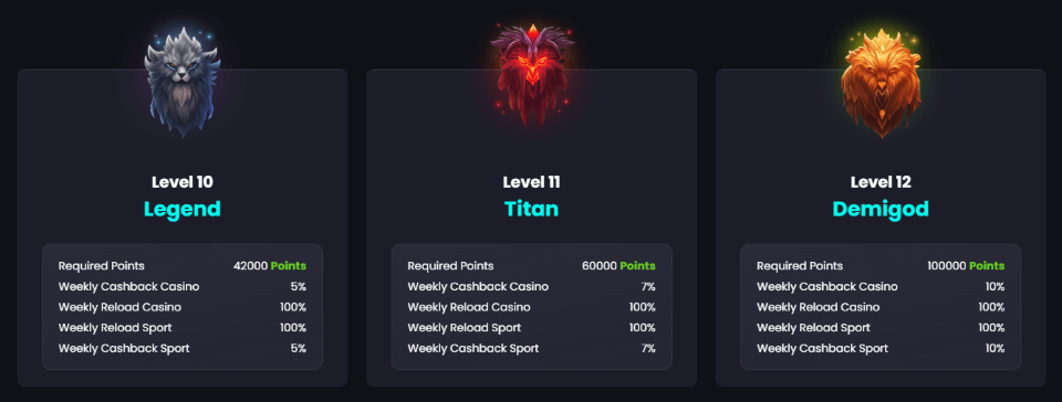 wild7 casino vip program