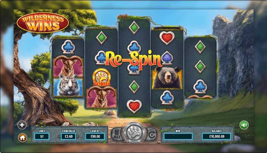 Wilderness Wild Online Slot Game Bonus