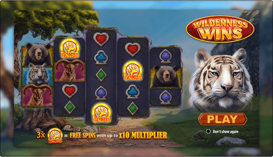 Wilderness Wild Online Slot Game Reels