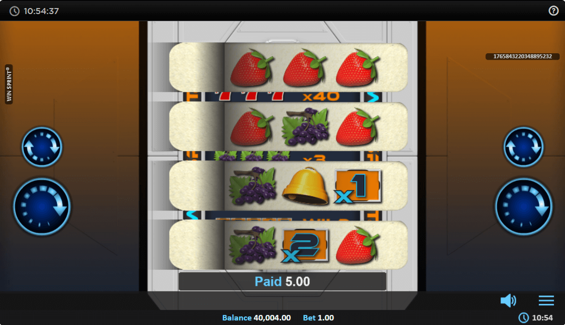 Win Sprint Online Slot Game Features