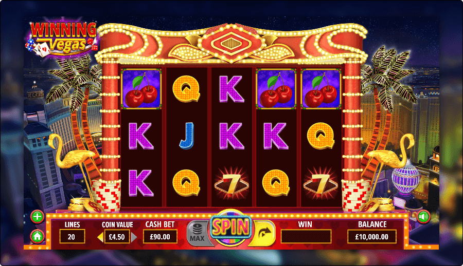 Winning Vegas Online Slot Game Features