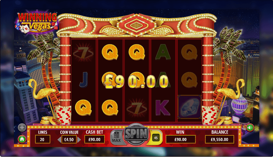 Winning Vegas Online Slot Game Win