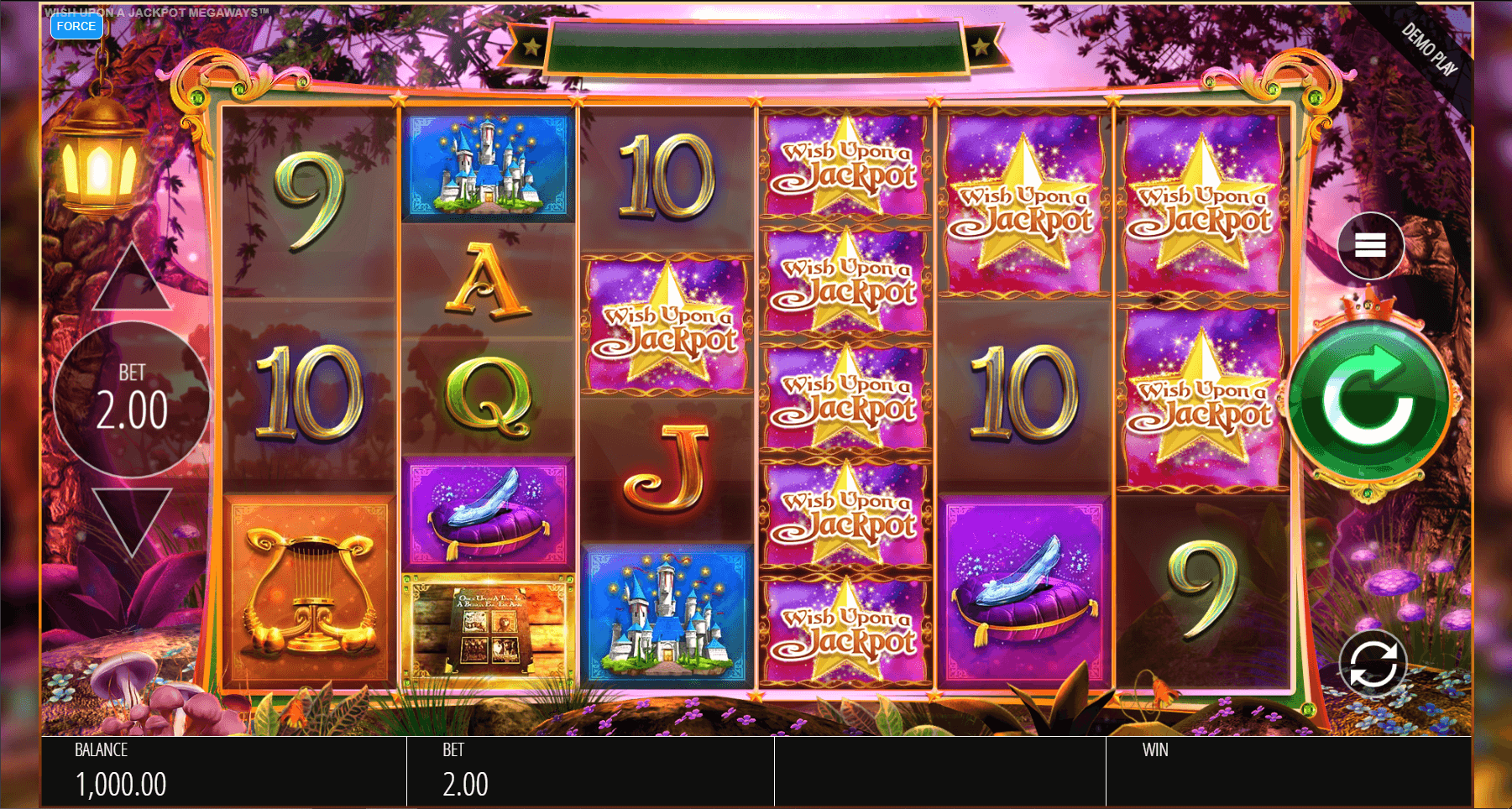 wish upon a jackpot megaways reels