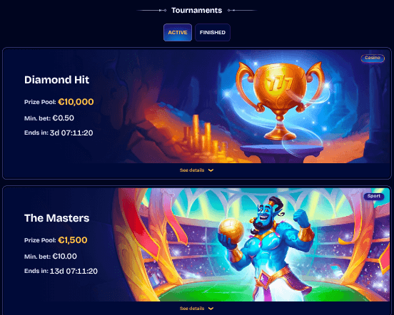 wishwin casino tournaments