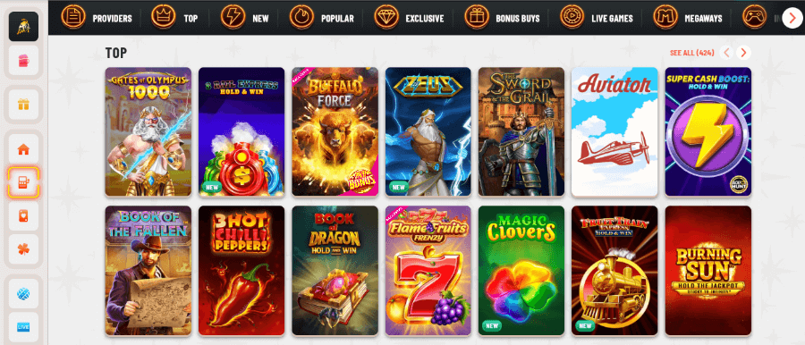 wyns casino slots
