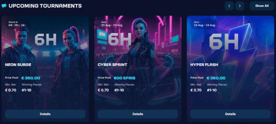 xon bet casino tournament